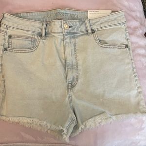 American Eagle Super Hi-Rise Stretch Shortie Shorts - Size 14